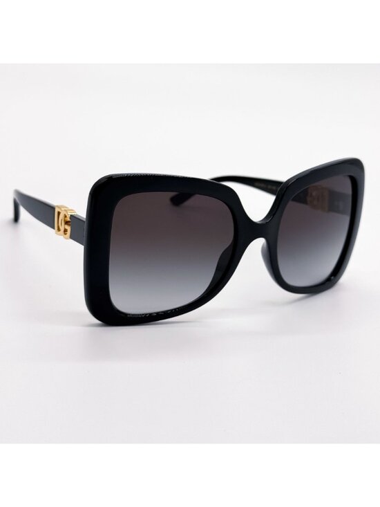 New Dolce&Gabbana DG6193U 501/8G Black Women Oversized Sunglasses main image 6